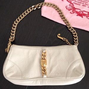 Juicy couture white clutch
